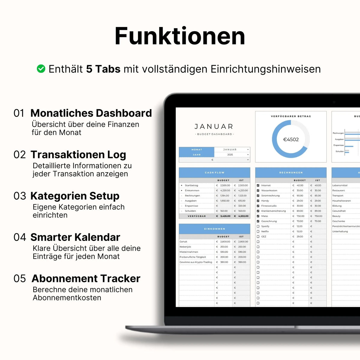 Haushaltsbuch Plus